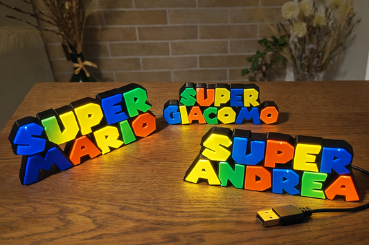 Lampada a Led Personalizzabile LOGOLUX 3D