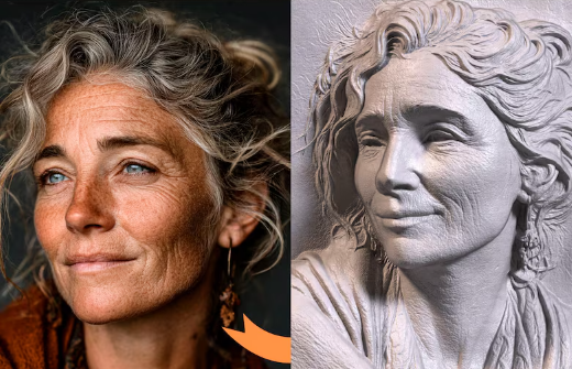 Scultura da Parete in Rilievo Personalizzabile RELIEVOAURA