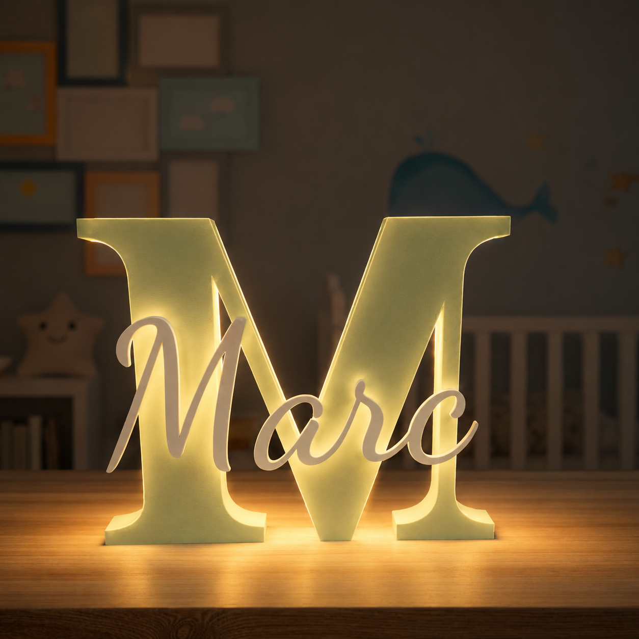 Lampada Personalizzata Con Lettera e Nome NAMEGLOW