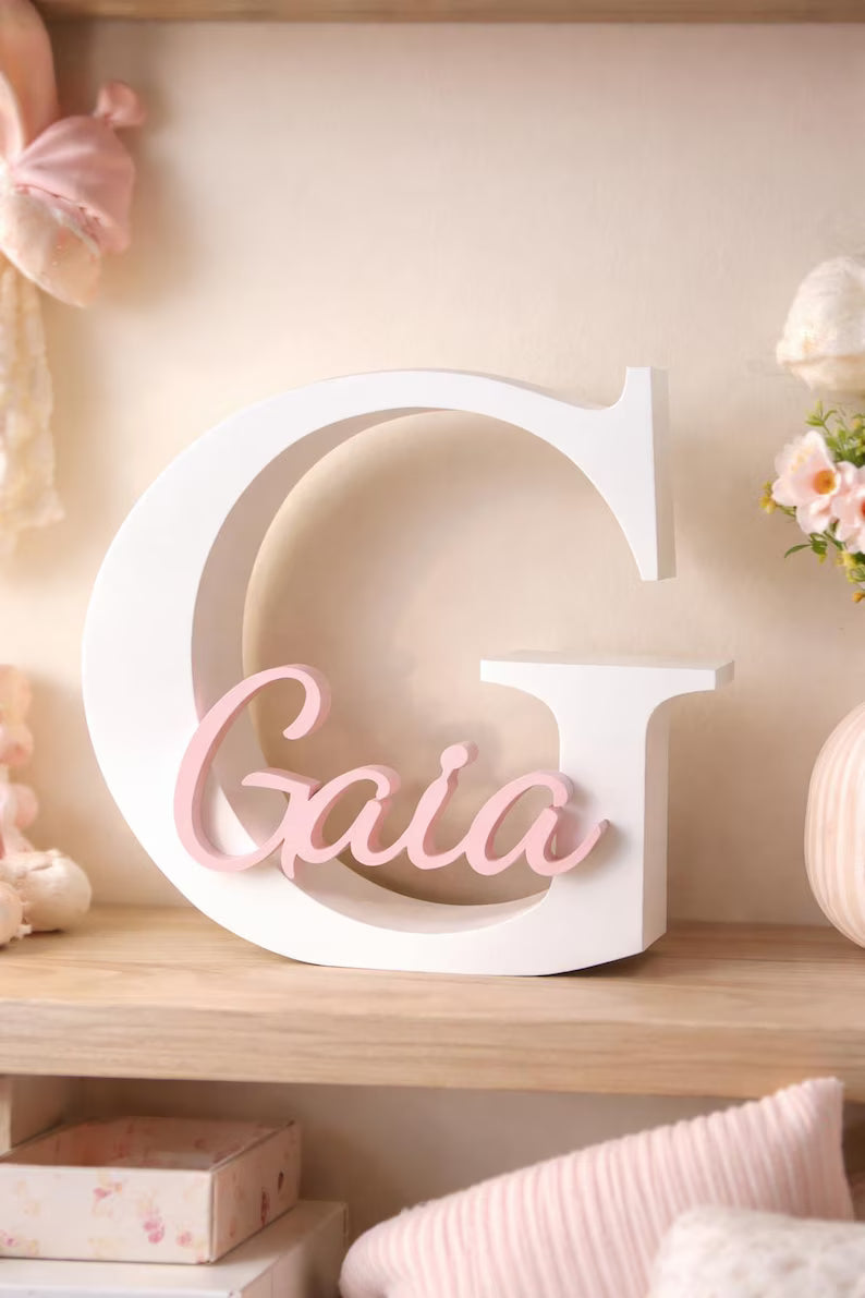 Lampada Personalizzata Con Lettera e Nome NAMEGLOW